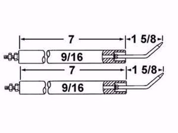 Picture of AMERICAN STANDARD CA 28 - 2 PACK OF ELECTRODES