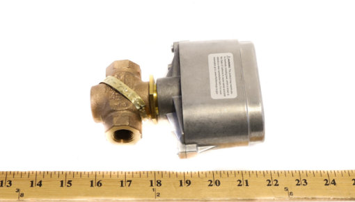 Picture of 1/2 INCH NPT 2 WAY N.O. PNEUMATIC VALVE AND ACTUATOR 3-7 PSI