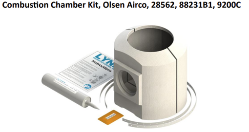 Picture of 1158 CHAMBER KIT, OLSEN/AIRCO FURNACE [9200C]