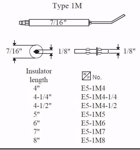 Picture of TYPE 1M ELECTRODE, 4-1/2