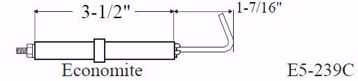 Picture of ECONOMITE Flame Rod Assembly replaces Midco 523450, 52-3450