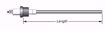 Picture of REPLACEMENT PROBE, 1/2 INCH NPT, 9-1/4 INCH LENGTH