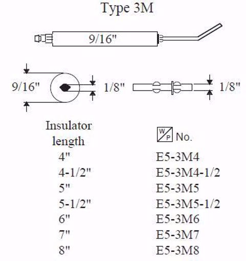 Picture of TYPE 3M ELECTRODE, 4-1/2