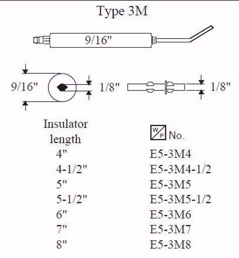 Picture of TYPE 3M ELECTRODE, 5-1/2