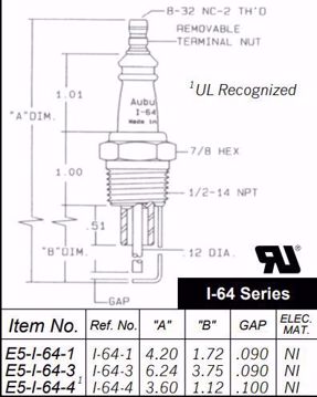 Picture of REF# I-64-4, AUBURN ELECTRODE