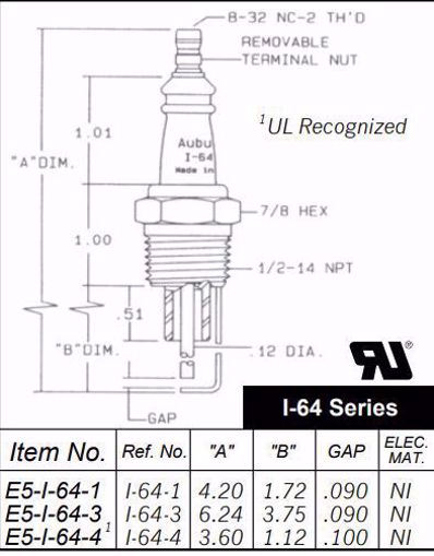 Picture of REF# I-64-1, AUBURN ELECTRODE