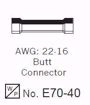 Picture of SOLDERLESS TERMINAL, AWG 22-16, BUTT, PKG OF 100