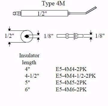 Picture of TYPE 4M ELECTRODE, 4-1/2