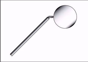 Picture of REF# MR-4 TELESCOPING ROUND FLAME MIRROR 4-1/4