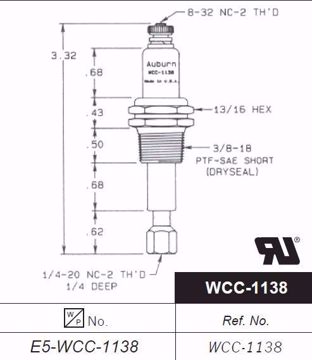 Picture of AUBURN LIQUID LEVEL ELECTRODE