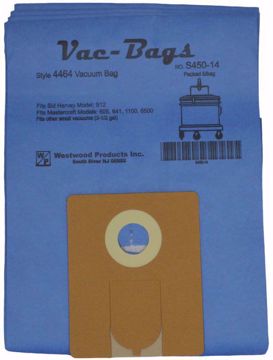 Picture of SOOT VAC BAGS, 3.5 GAL, STYLE 4464, PKG OF 5