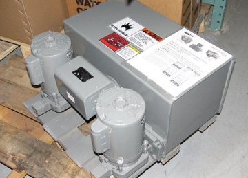 Picture of 160013 HOFFMAN WCSD12-20B-MA CONDENSATE DUPLEX UNIT1/3hp 115v 1ph 18GPM WITH MECH. ALTERNATOR