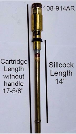 Picture of LEGEND 108-914AR CARTRIDGE AND STEM ASSEMBLY FOR 14 T-550