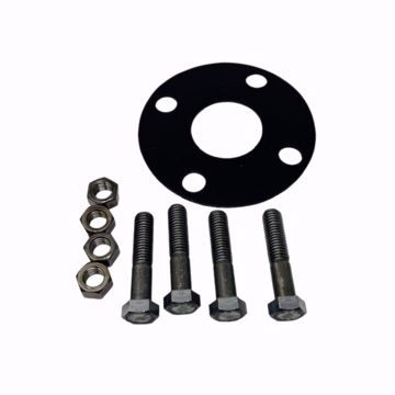 Picture of PF-200NF8BP BOLT PACK-2" FULL FACE TYPE-1/8" TH NEOPRENE-W/ GASKET, 4 BOLTS & NUTS