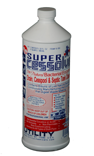 Picture of 10-350 QUART SUPER CESSOLVE DRAIN, CESSPOOL AND SEPTIC TANK CLEANER