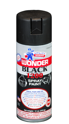 Picture of 40-5010 WONDER BLACK 1200° HIGH TEMPERATURE SPRAY PAINT 12 OZ CAN