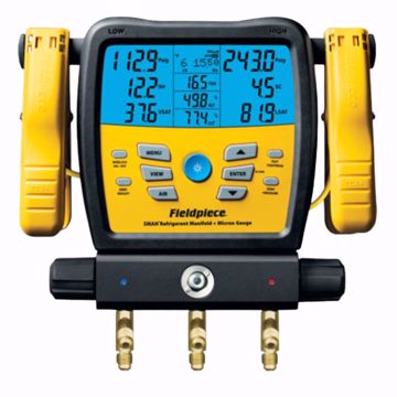 Picture of SMAN MANIFOLD + MICRON GAUGE (3 PORT)