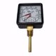 Picture of 1/2 N.P.T. BOTTOM MOUNT TRIDICATOR 0-75 PSI / 0-260F
