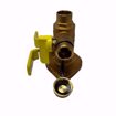 Picture of H-50413 3/4 SWT ISOLATOR W/DRN FP BR BL VALVE - W/, 5041