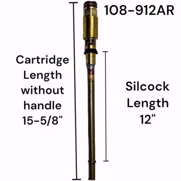 Picture of OLD STYLE 12 INCH T-550 CARTRIDGE AND STEM ASSEMBLY