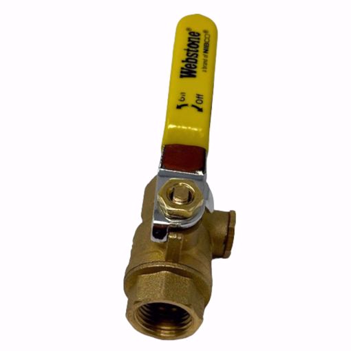 Picture of H-41722 1/2 IPS FP BR BL VALVE W/IPS HOLE, 4172