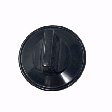 Picture of 4590-501 Black Slip-Fit Dial Knob for electric applications