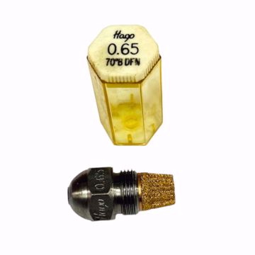 Picture of 030G4363 .65 GPH 70 DEGREE B-DFN (SOLID DUAL FILTRATION) NOZZLE. OLD ITEM NO. 31493.