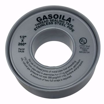 Picture of SA26 1/2 INCH X 260 IN ROLL STAINLESS STEEL THREAD TAPE HD