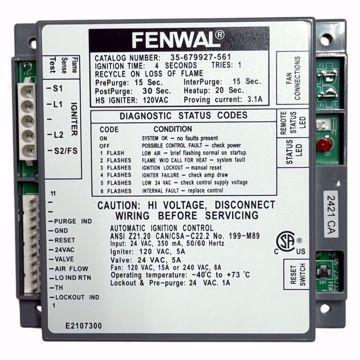 Picture of 35-679927-561 FENWAL REMOTE RESET IGNITION MODULE