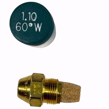 Picture of 00110-60W1 Delavan 1.10 GPH 60° W Semi Solid Cone Oil Burner Nozzle 11060W SemiSolid Cone Nozzle