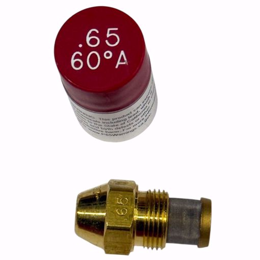 Picture of 00065-60A5 DELAVAN 0.65 GPH, 60 DEGREE A HOLLOW NOZZLE WITH STRAINER