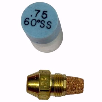 Picture of S0075-60S1 DELAVAN .75 GPH, 60 DEGREE, SS SEMI-SOLID NOZZLE