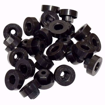 Picture of S85-120-25 WESTWOOD NYLO-FLEX END PIECE, FOR 1/2 SHAFT, BLACK