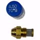Picture of DELAVAN 4.50 GPH 70° B SOLID CONE NOZZLE W/ MESH STRAINER