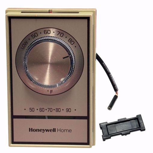 Picture of T498A1778 HONEYWELL HOME ELECTRIC HEAT THERMOSTAT SPST BIMETAL SNAP ACTING SWITCH BRU
