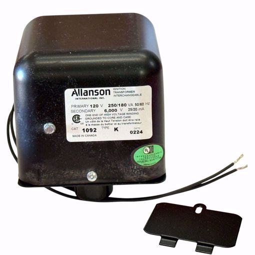 Picture of 1092-K ALLANSON IRON FIREMAN  IGNITION TRANSFORMER