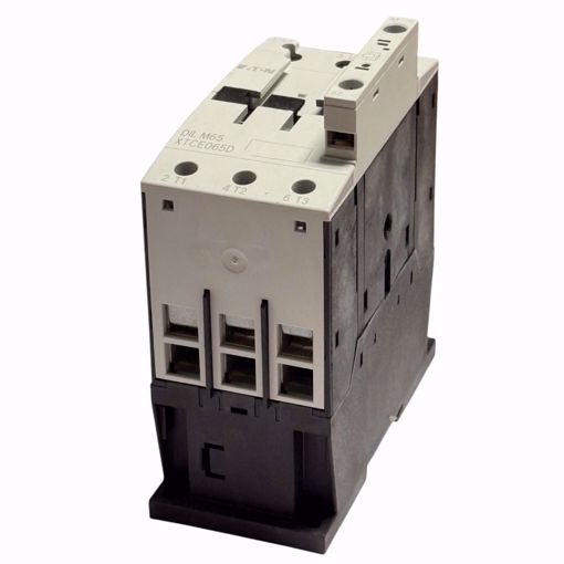 Picture of XTCE065D00TD  CUTLER HAMMER  65A,24-27VDC,0NO-0NC CONTACTOR