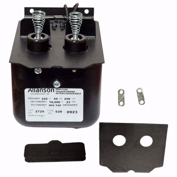 Picture of 2729-628G  ALLANSON BECKETT IGNITION TRANSFORMER 220V