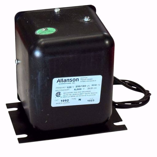 Picture of 1092-N ALLANSON RAY BURNER  IGNITION TRANSFORMER