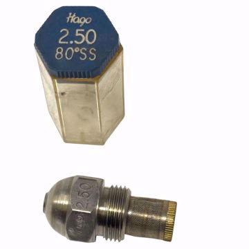 Picture of HAGO 2.50 GAL 80° SEMI SOLID NOZZLE (25080SS, 23060)