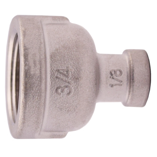 Picture of 1 X 3/4 SS304 RED COUPLING