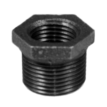 Picture of 1 X 3/8 BLACK HEX BUSHING