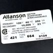 Picture of 421-664 ALLANSON 120 VOLT PRIMARY 60 HZ 10000 VOLT SECONDARY 23mA