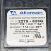 Picture of 2275-628G ALLANSON BECKETT AF NEW STYLE IGNITION TRANSFORMER
