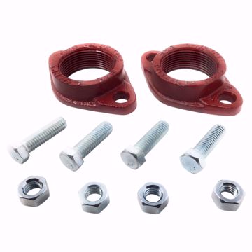 Picture of 101004 BELL & GOSSETT SET (PAIR) 1-1/2 INCH NPT CAST IRON FLANGES