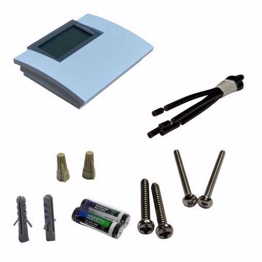 Picture of TL8100A1008 HONEYWELL HOME PROGRAMMABLE LINE VOLT THERMOSTAT WITH BACKLIT DISPLAY