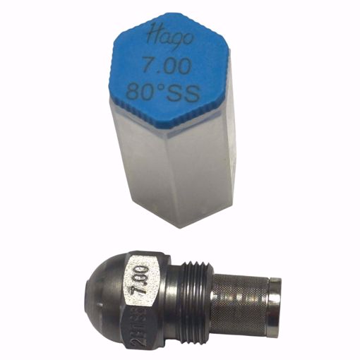 Picture of 030G6854 HAGO 7.00 GPH 80 DEGREE SS SOLID NOZZLE